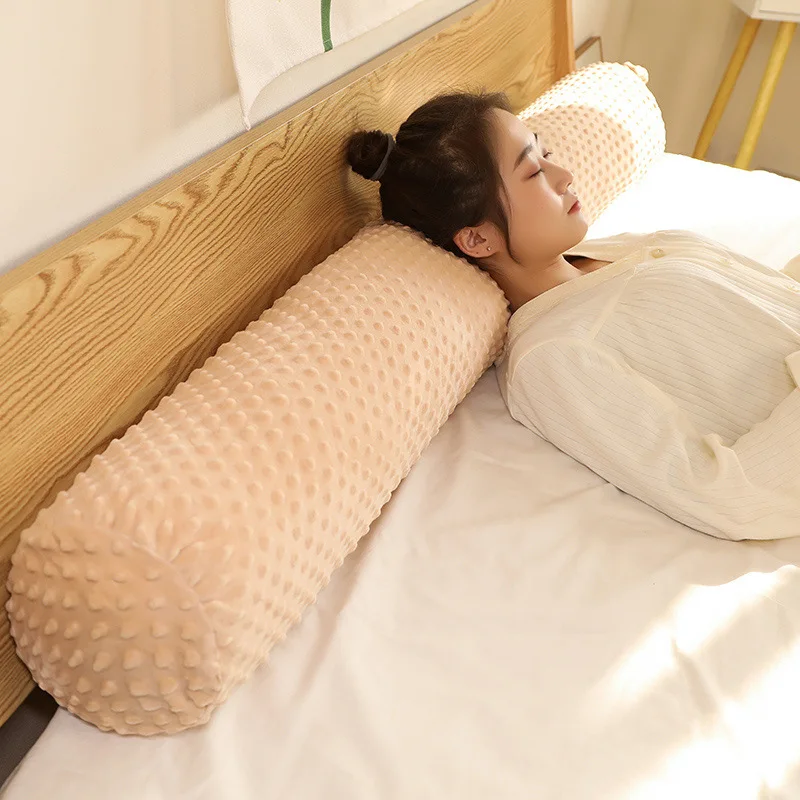 Bean Fleece Pillow Girls Bedroom Side Sleep Leg Long Pillow with Washable Cover Soft Body Pillows for Sleep 4