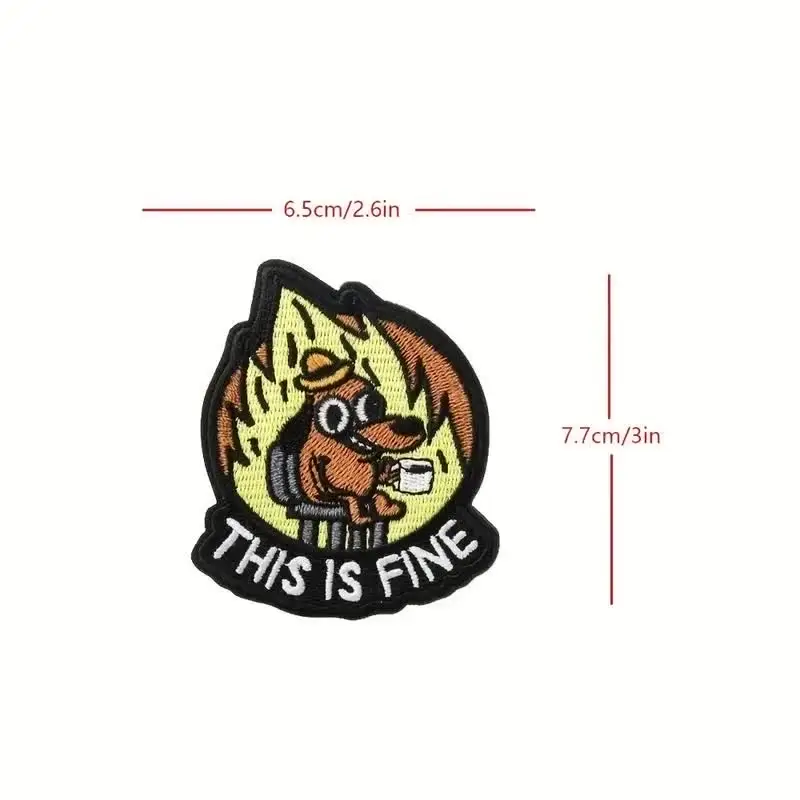 DoLife Attached Funny Morale Patch – Hook & Loop, Chenille Meme Patch For Backpacks, Tactical Gear & Hats