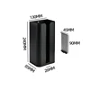 Wall Mounted No punching magnet storage container Garbage Bag Dispenser Self Adhesive Kitchen Bathroom Paper Tissue Holder 6