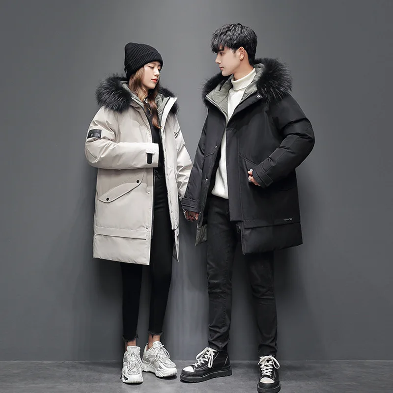 

CEBUCK 2022 WINTER MENS AND WOMENS 90% WHITE DUCK DOWN COATS
