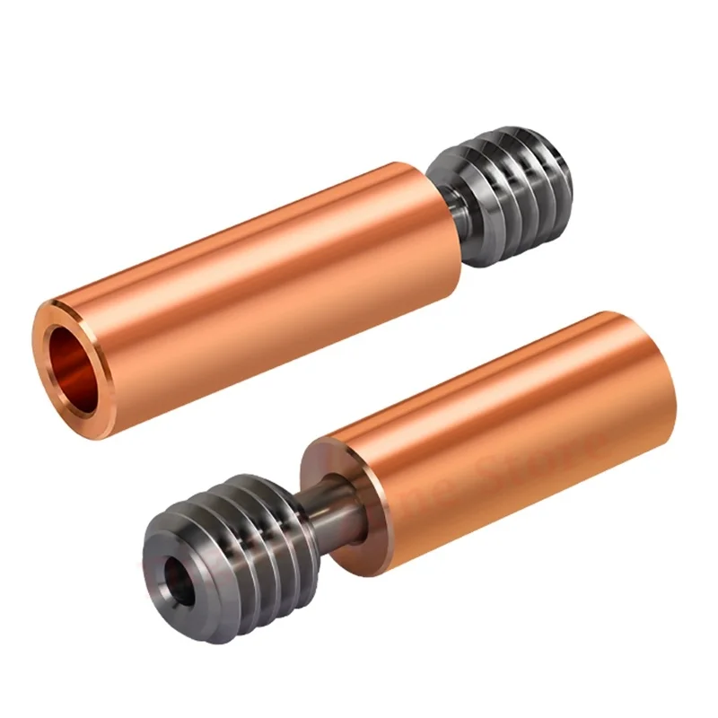 

2Pcs CR10 Bi-Metal Heatbreak, 3D Printer Upgrade Smooth BiMetal Titanium + Copper Heatbreak for Ender 3 V2 PRO Ender 5 Parts