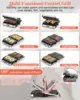Press Grill Sandwich Maker with Removable Plates, 6 in 1 Indoor Grill & Griddle with Meat Thermometer 5