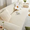 Elastic Sofa Cover Corn Velvet Adjustable Stretch Slipcovers Corner Couch Covers 1/2/3/4 Seater L Shape 3