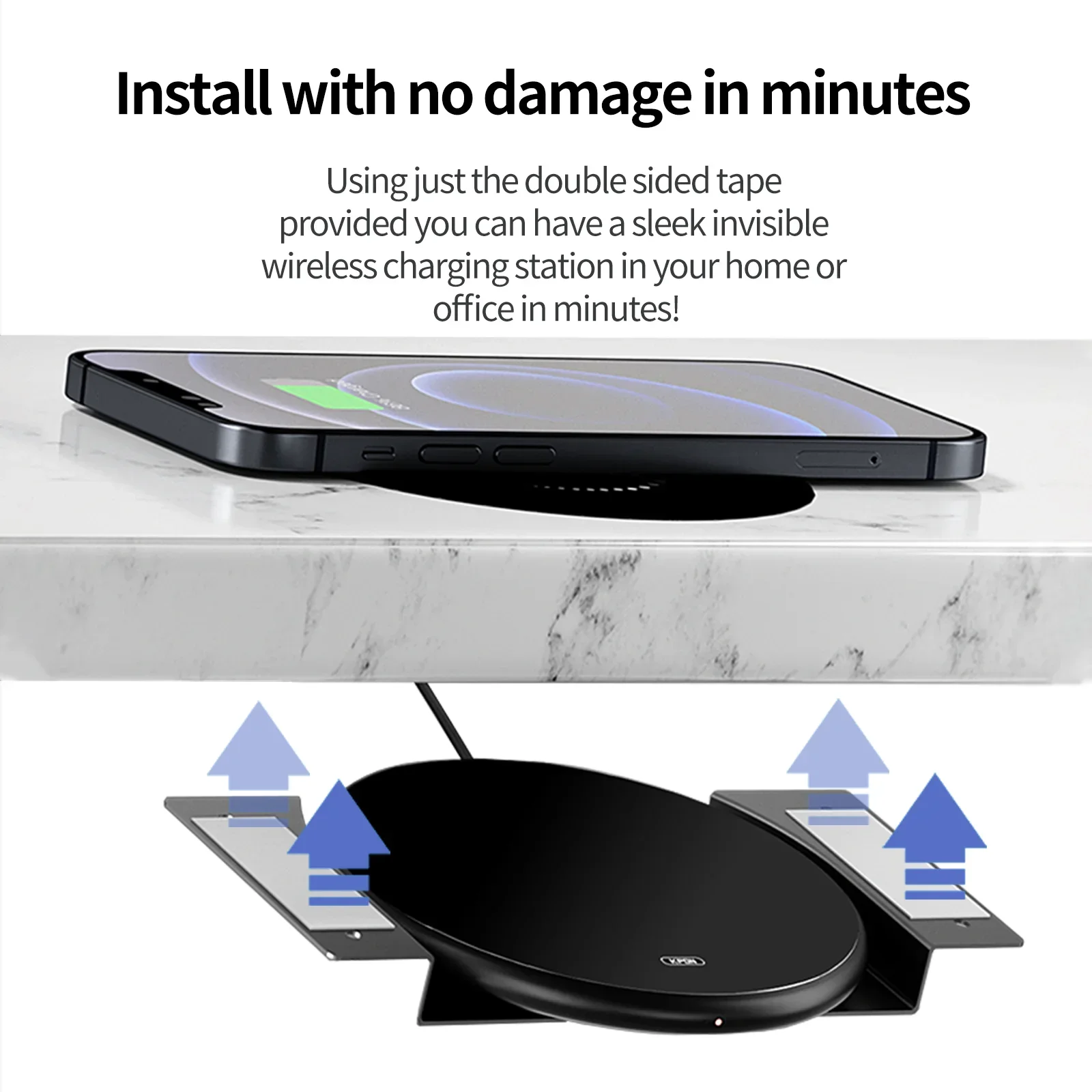KPON Invisible Wireless Charger Hidden Long Distance Wireless