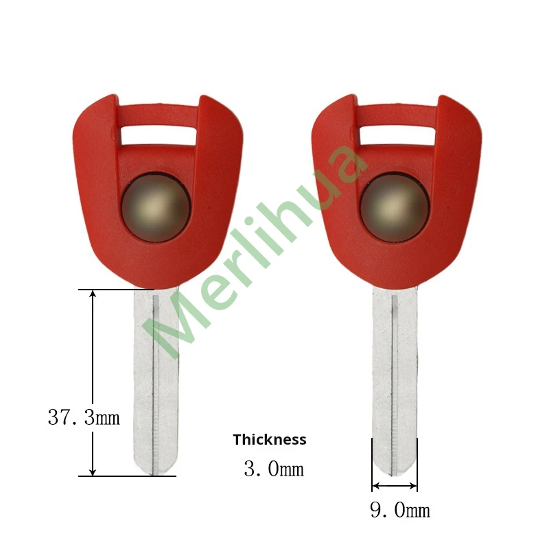 Honda motorcycle key, suitable for: Honda CBR650 CB650F CB500X CBR1100 MN4 motorcycle key embryo(Can install chips)