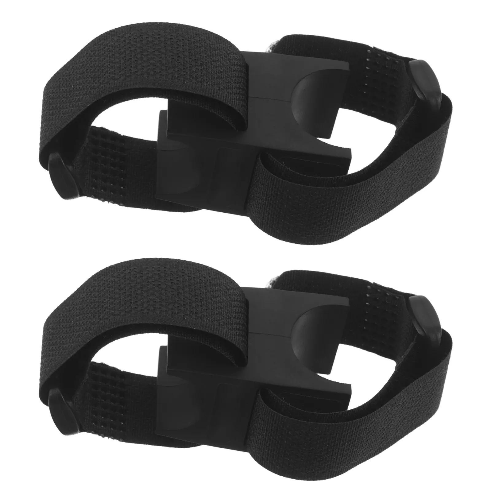 2Pcs 자전거 라이트 마운트 조정 가능한 손전등 홀더 후크 및 루프 스트랩 클램프 22Mm 핸들 바에 적합 퀵 릴리스 자전거