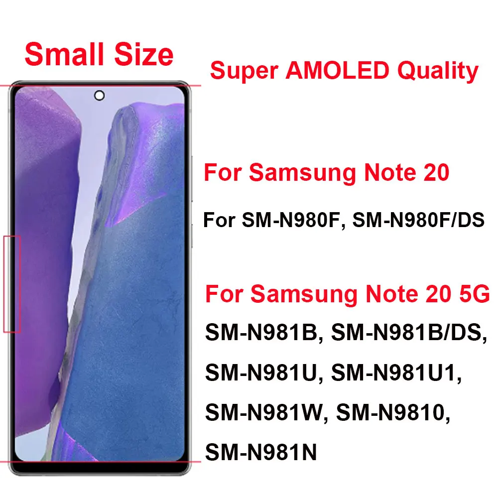 Ｚ  Ʈ 20 N980F LCD ÷ ġ ũ,   ü, S   