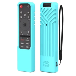 Premium Silicone Remote Cover for LG OLED Smart TV Series - Enhanced Protection and Grip (Blue Case Only)