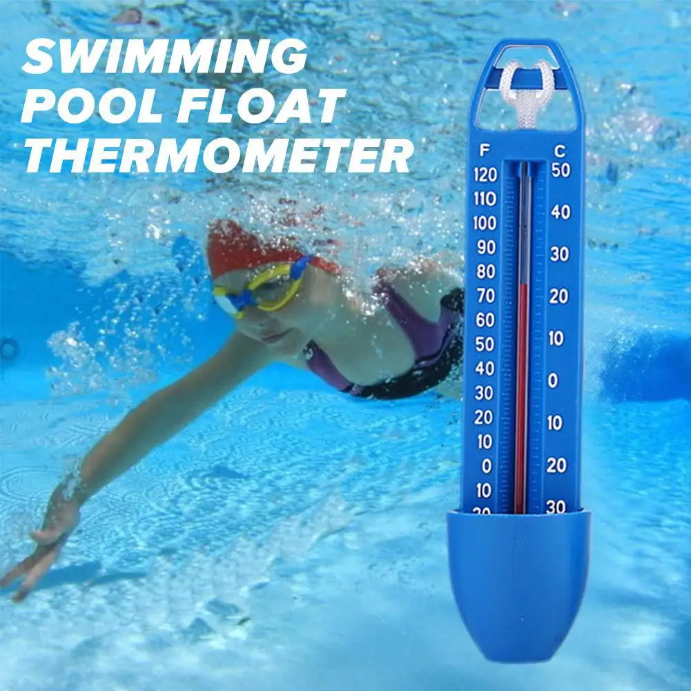 

ABS SPA Hot Tub Temperature Belt Rope Measuring Meter Multi-functional Pool Floating Practical Swimming Durable Thermometer X9L5