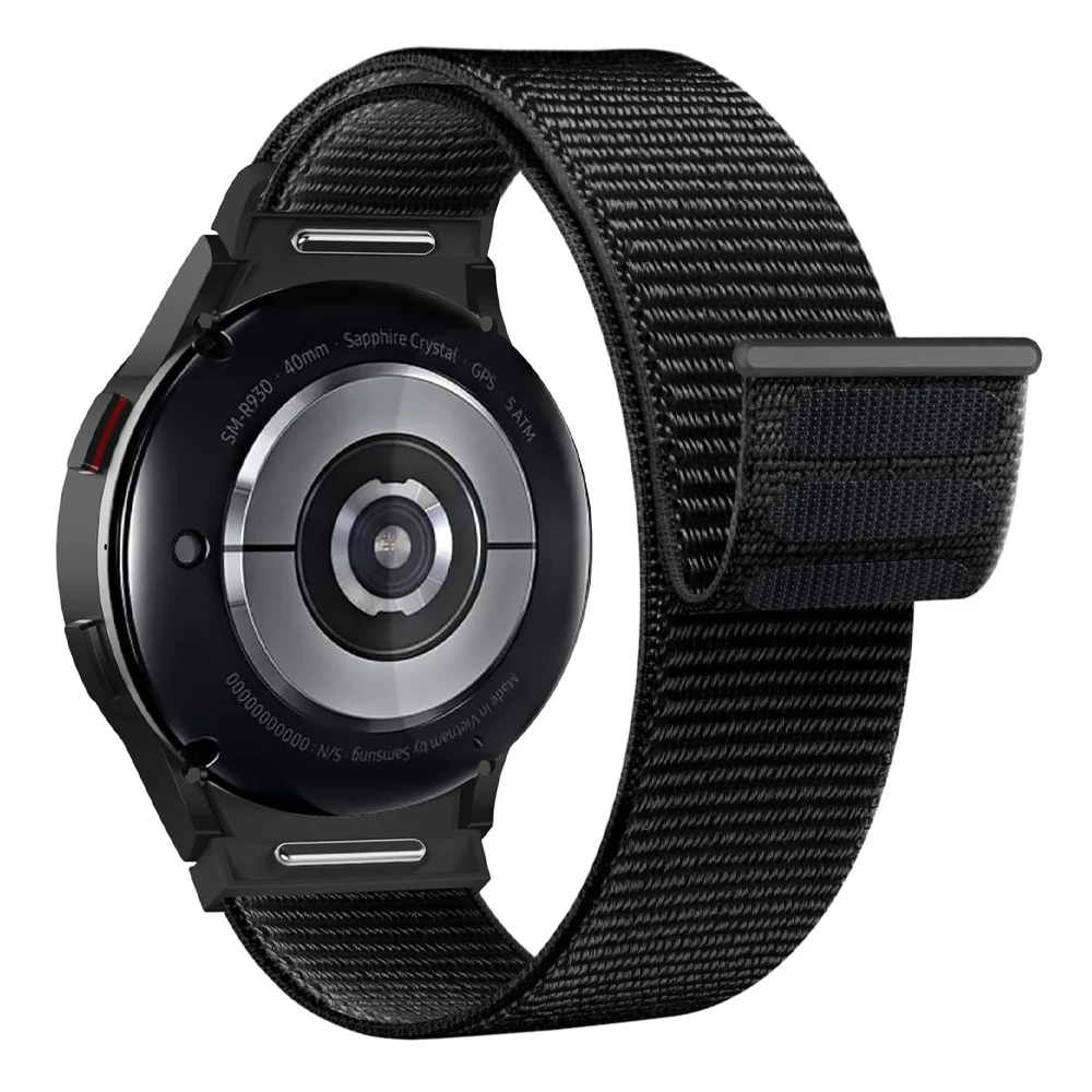 Premium Nylon Sport Loop Wristband for Galaxy Watch - No Gaps Design Bracelet