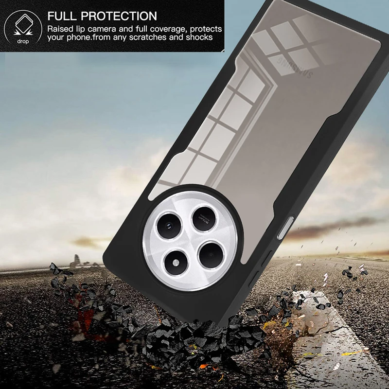 Premium 360° Full Body Protection Clear Double-Sided Shockproof Case