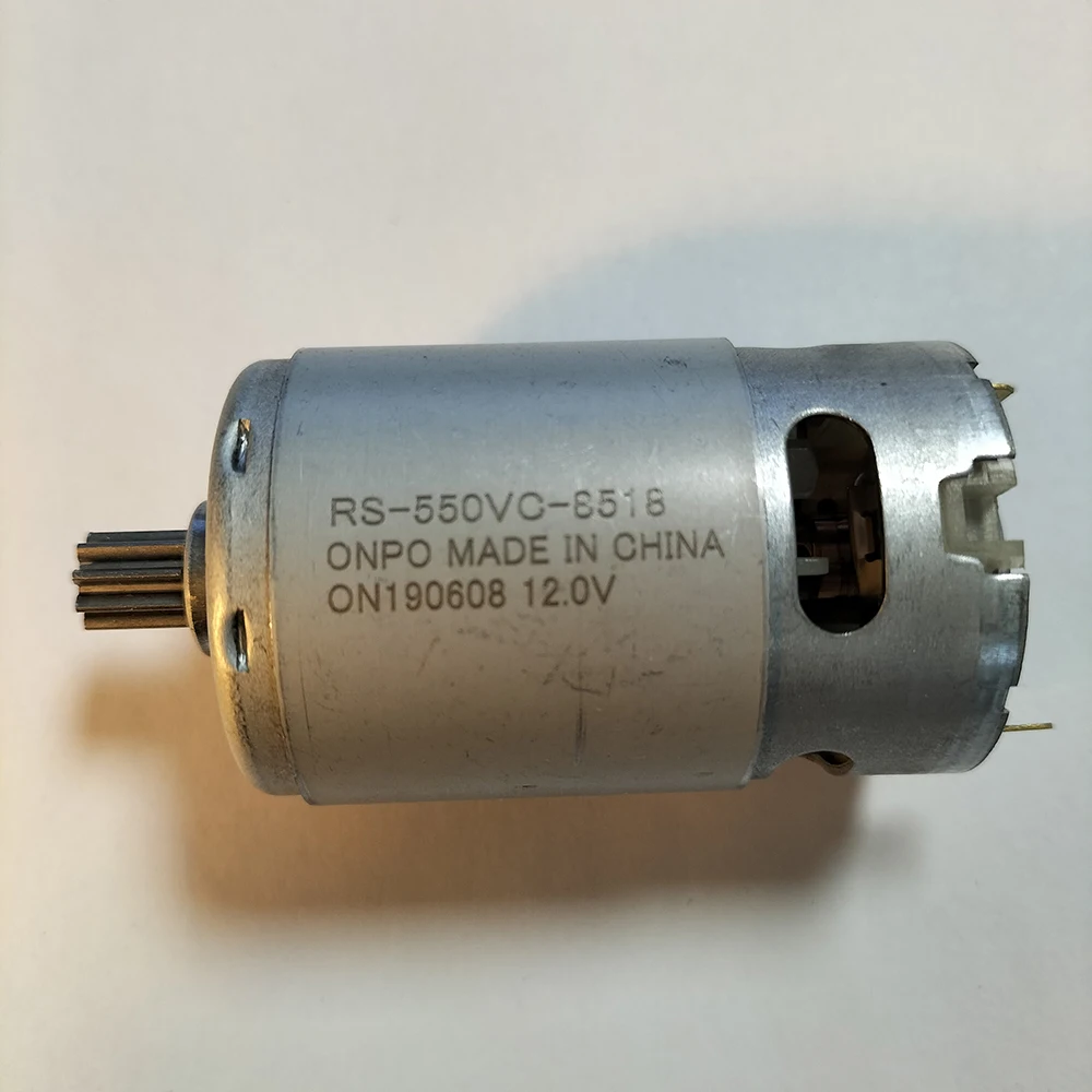 Moteur CC 12V 90W à 9 Dents ZAICOLER - Haute Puissance, Faible Bruit - Pour Machines-Outils De Forage Électrique - Moment De Force Élevé