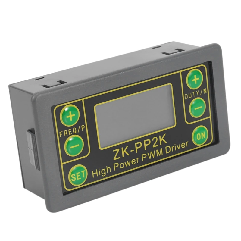 ZK-PP2K PWM 모터 속도 컨트롤러 레귤레이터, 조절식 LED 조광기 펄스 주파수 듀티비, DC 3.3-30V, 12V, 24V, 8A, 150W