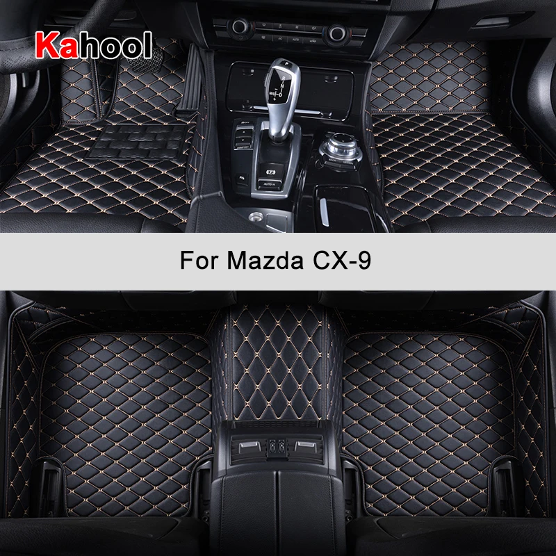 KAHOOL Custom Car Floor Mats For Mazda CX9 CX9 20062015 Years Auto Accessories Foot Carpet