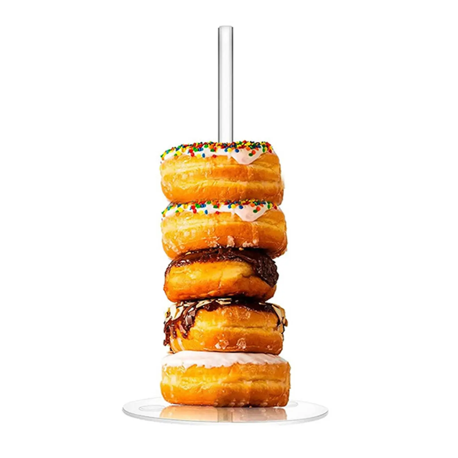 Donut Stand Stable Decorations Table Centerpiece Doughnut Holder for Engagement Baby Shower Halloween Thanksgiving Ornament Donut Stand Stable Decorations Table Centerpiece Doughnut Holder for Engagement Baby Shower Halloween Thanksgiving Ornament