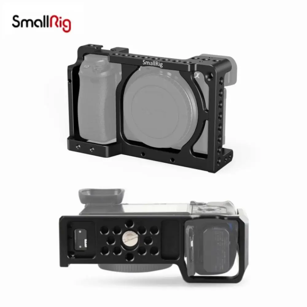 Smallrig Camera Cage Rig Per Sony A6500 Cage Per Sony A6300/A6000/A6500 Nex-7 Fotocamera Con Fori Filettati Per Montaggio Su Scarpa 1661