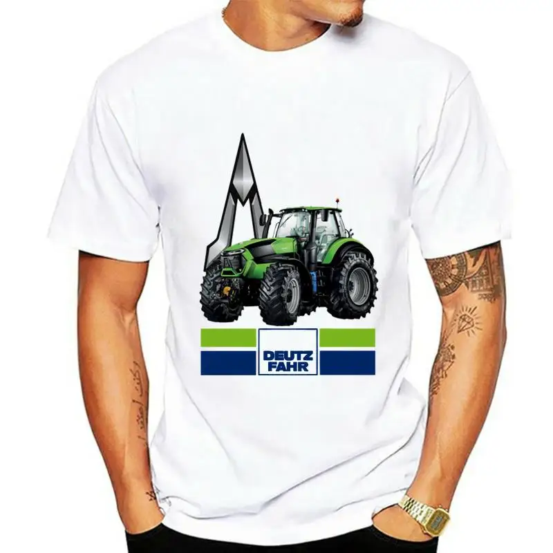 Maglietta Bianca Da Uomo Deutz Fahr Tractor (1)
