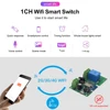Tuya WiFi Smart Relay Switch USB 5V,DC 7-32V 85-250V 1 CH Jog Self-locking Module Alexa Google Home RF 433MHz Remote Control 3