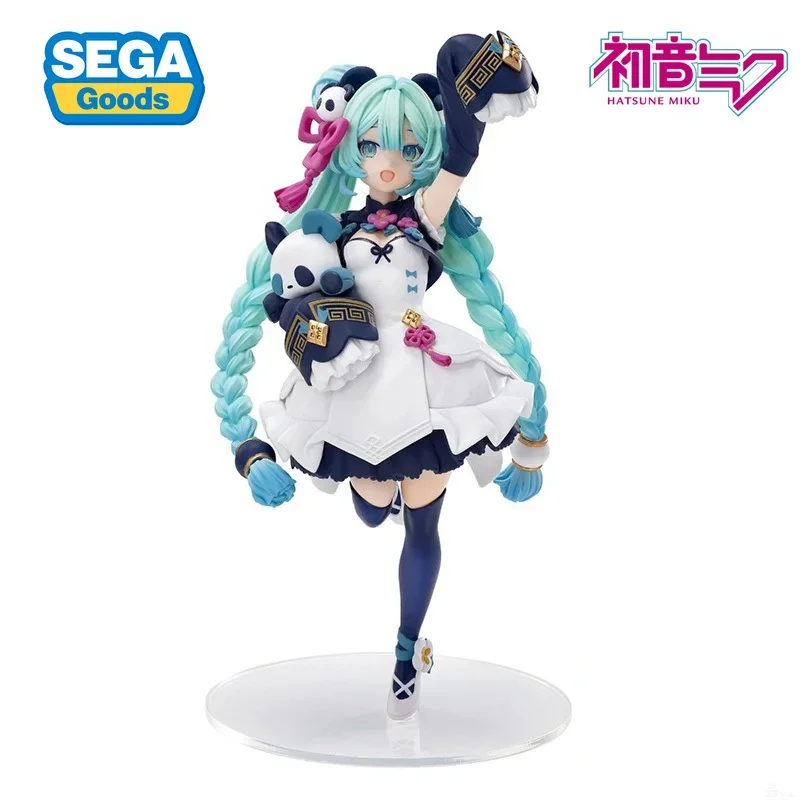 

Фигурка героя SEGA Luminasta Piapro Hatsune Miku, аниме игрушка в национальном стиле, 18 см, подарок для мальчиков, оригинал