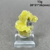 Natural Pakistan yellow Brucite Mineral specimen + healing quartz crystals and stones rock gemstone 4