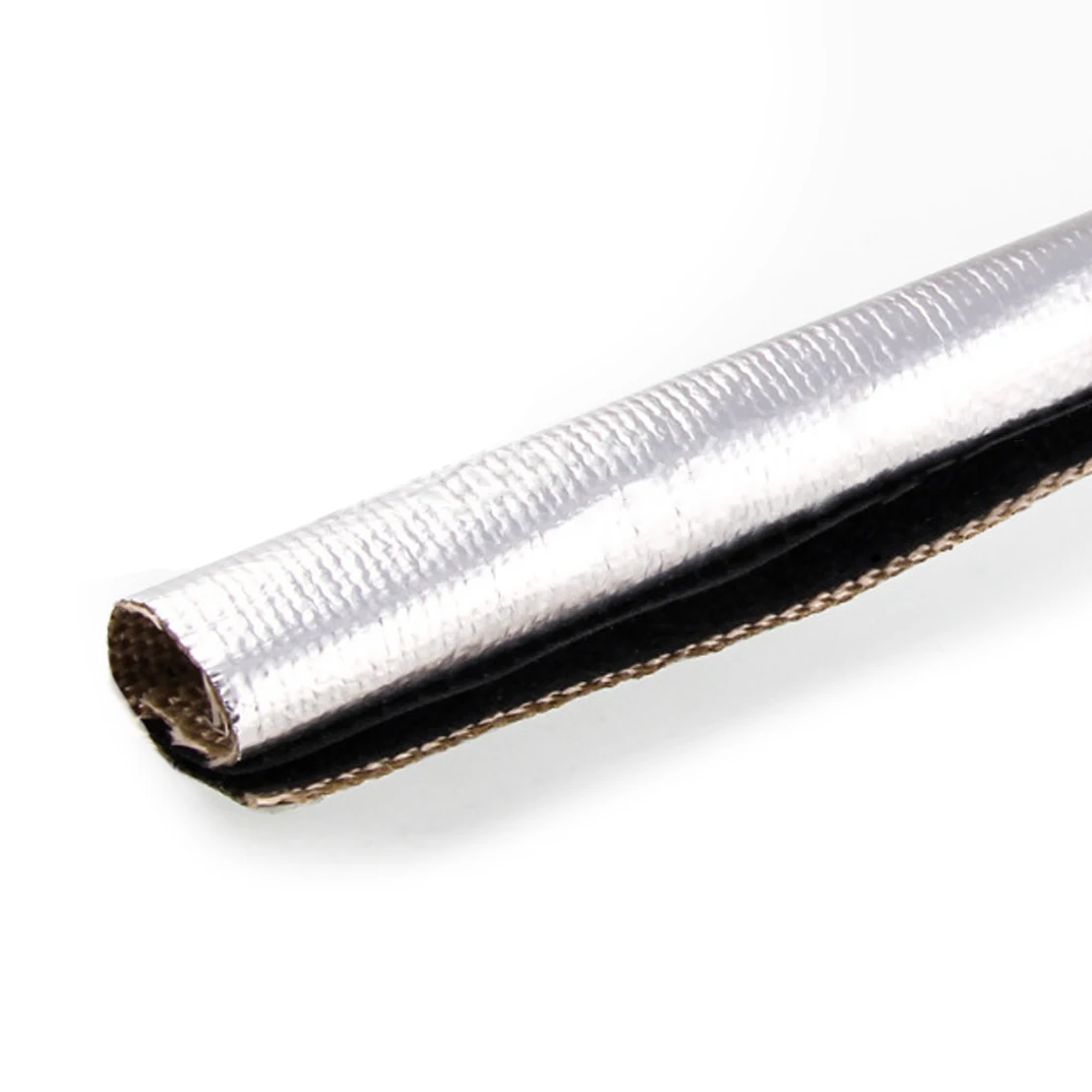 Universal Car Fuel Lines Heat Shroud 3/8" ID 3.2ft Aluminized Sleeving Insulated Shield