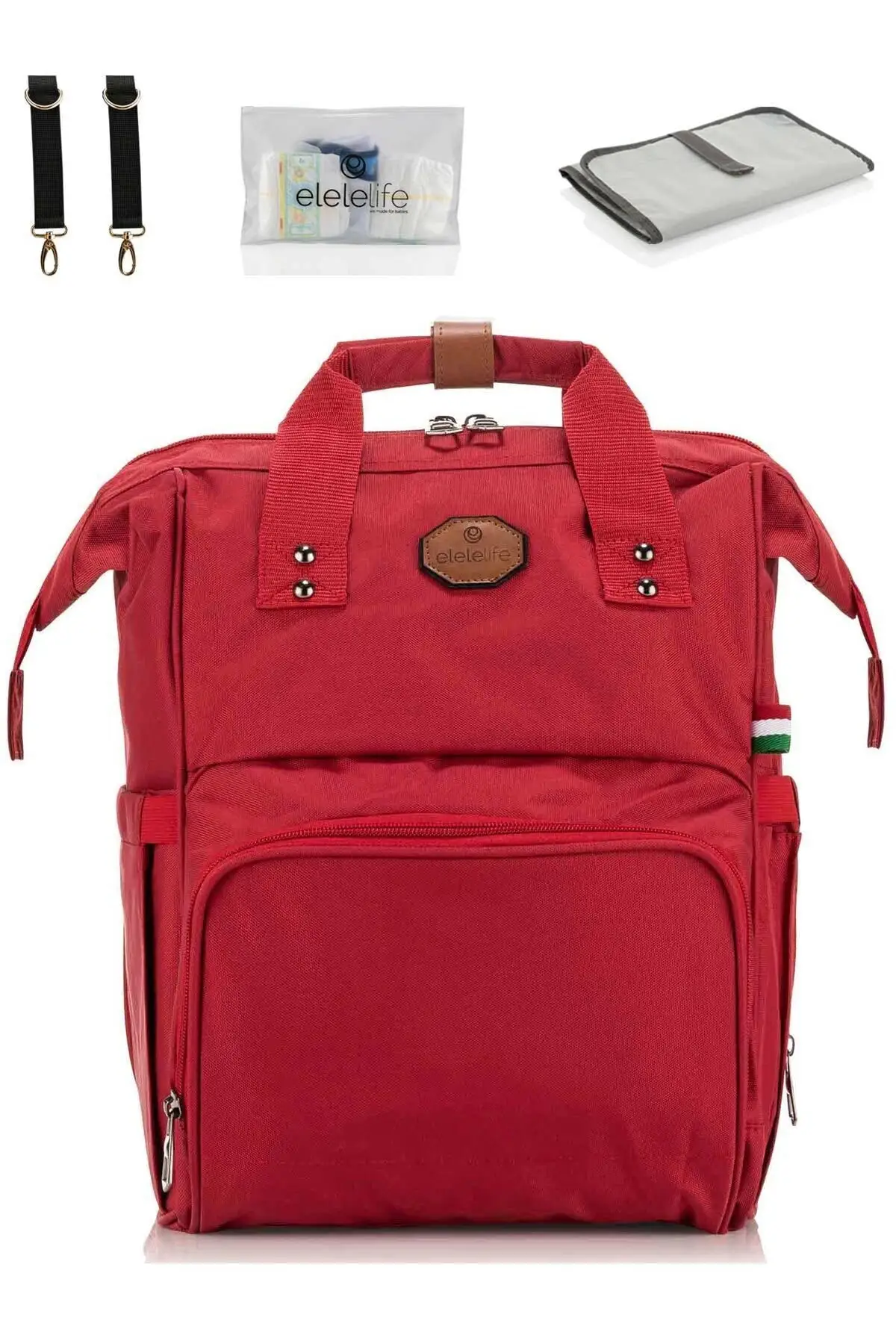 

2022 mother Baby Care Backpack Liquid Waterproof Pushchair Hanger Bracket Child Travel Bag Baby Diapers Wet Wipes Organizer