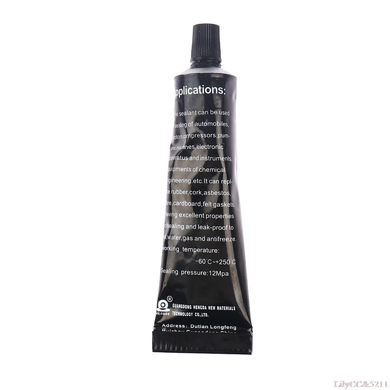 55g K-586 Black Gasket Water and Oil Resistant High Temperature Sealant Repair Glue Metal Repair Glue Powerful
