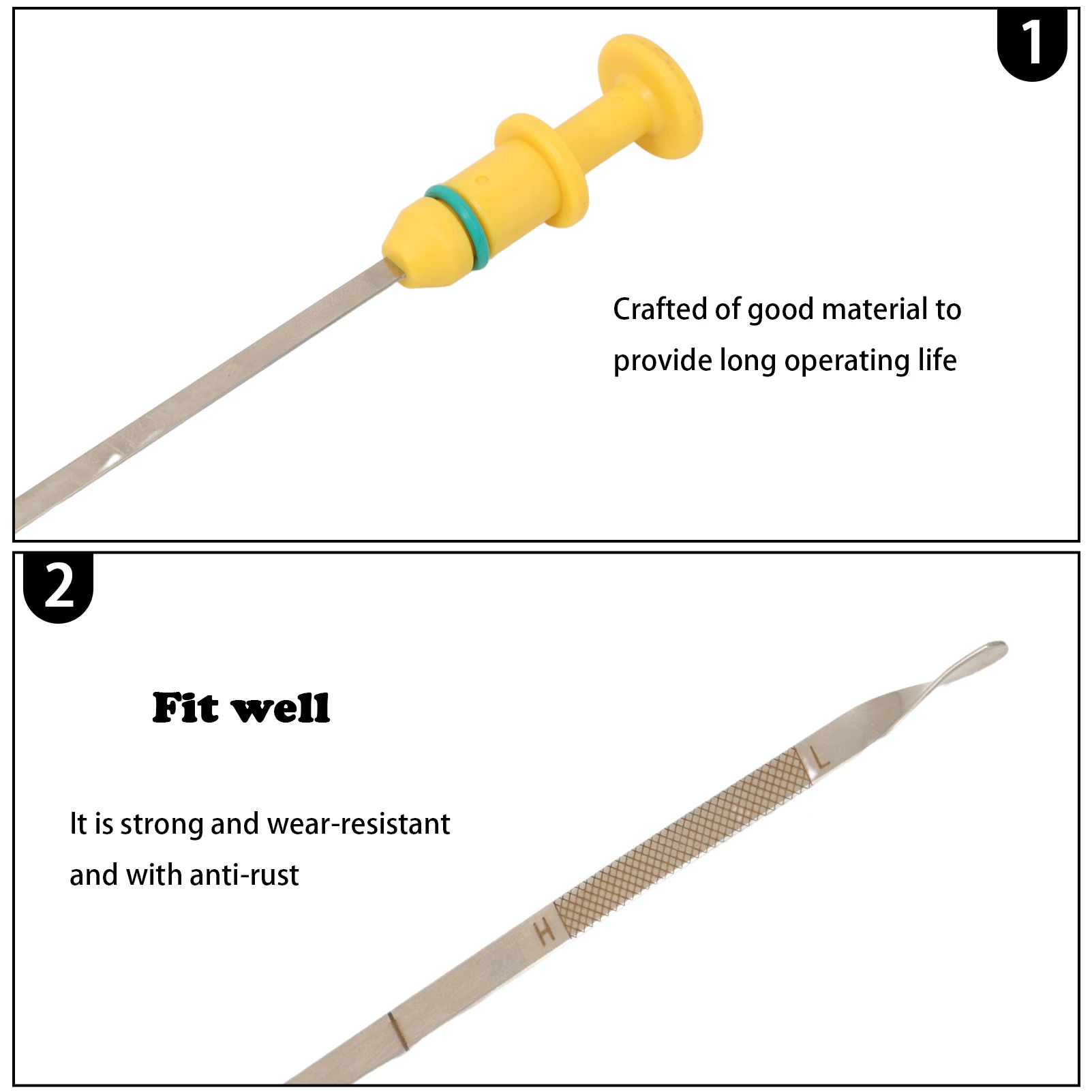 Engine Oil Dipstick Engine Oil Dipstick Compatible with R55 R56 R57 R58 R59 R60 R61 N12 N14 Readable Engine/Transmisson Level Indicator