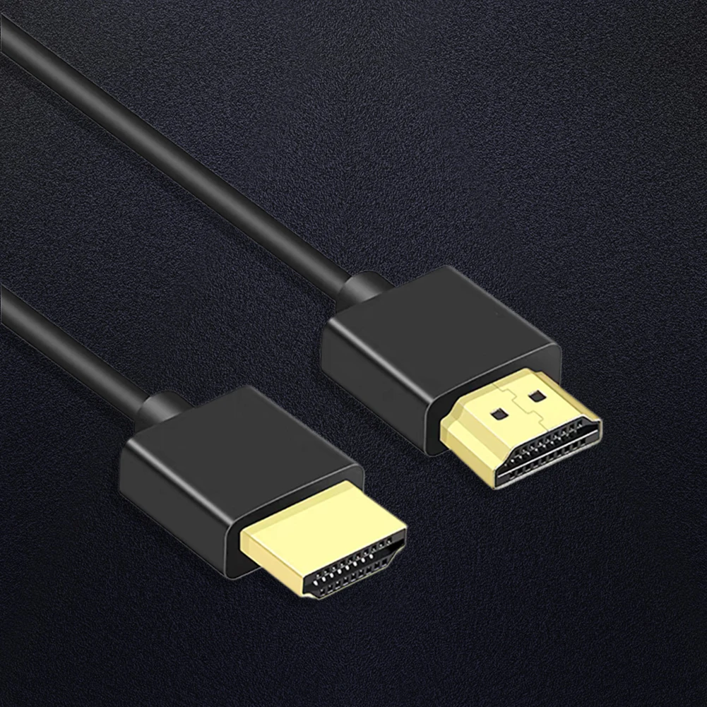 마이크로 HDMI 호환 케이블, HDMI 호환 케이블, 수-수 HDMI 호환 2.0 코드, 매우 슬림하고 유연함