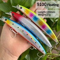 27g 130mm Floating Minnow Fishing Lure Long Casting Wobbler Artificial Hard Bait for Trout Saltwater Swimbait Jerkbait Equipment 1