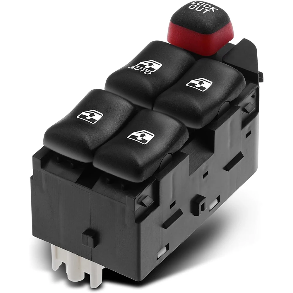 Power Master Window Switch Front Left Driver Side Electric Window Regulator Control Switch Button Replacement 22610145