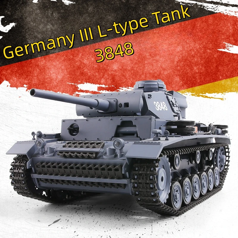 

Henglong 3848 г., дистанционное управление, инфракрасный луч, восхождение, военный автомобиль, Германия 1/16 III L-образный танк, взрослые электрические модели игрушек