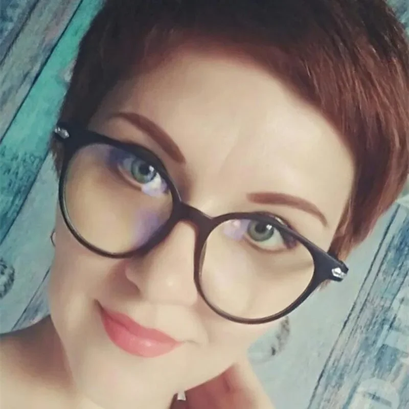 Damskie okrągłe okulary dla krótkowzrocznych Oprawki żywica dla wady -0.5 -1.0 -1.5 -2.0 -2.5 -3.0 do -6.0 -7.0 -8.0 8 Damskie okulary mężczyźni okulary dla krótkowzrocznych żywica okrągły przezroczyste soczewki Optical Spectacle -0.5 -1.0 -1.5 -2.0 -2.5 -3.0 To -6.0 -7.0 -8.0 6