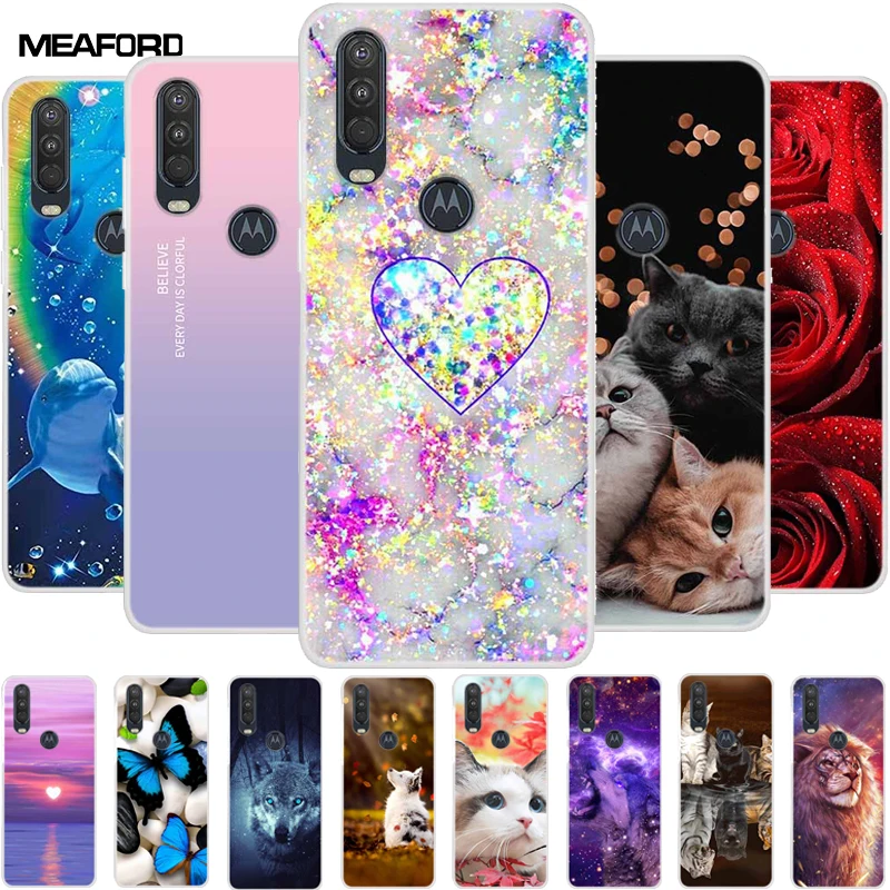Charming Cat Soft TPU Silicone Shockproof Phone Case - Lovely Painted Design