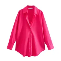 MUJER Women Shirt Multicolour Button Up Shirt Women Summer Long Sleeve Top Female Streetwear Oversize Shirts And Blouses Women - Image 6