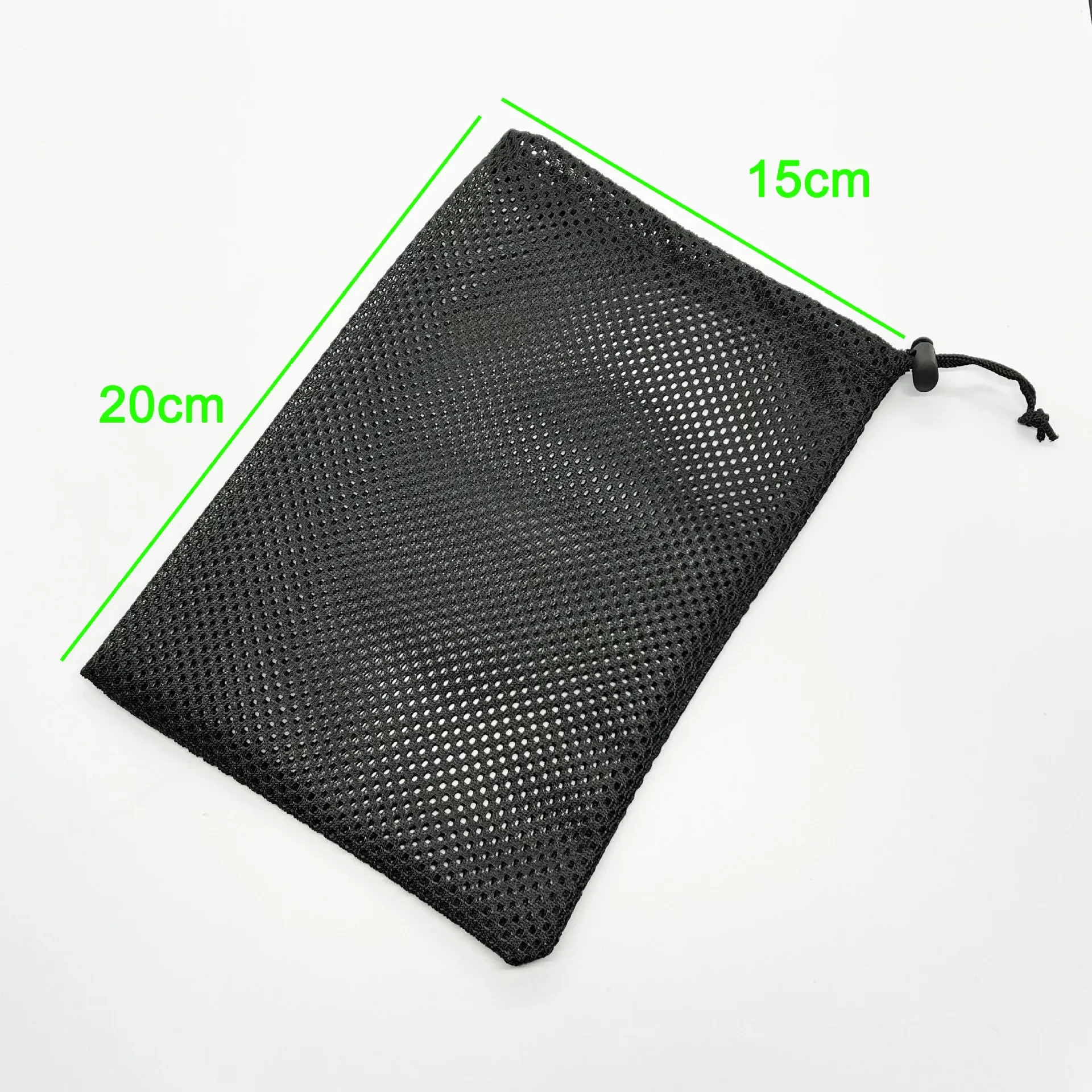 1pc Mesh Bag, Mesh Storage Bag, Polyester Bundle Pocket, Black Mesh Bag, Drawstring Mesh Bag, Drawstring Toy Bag BEST SELLERS