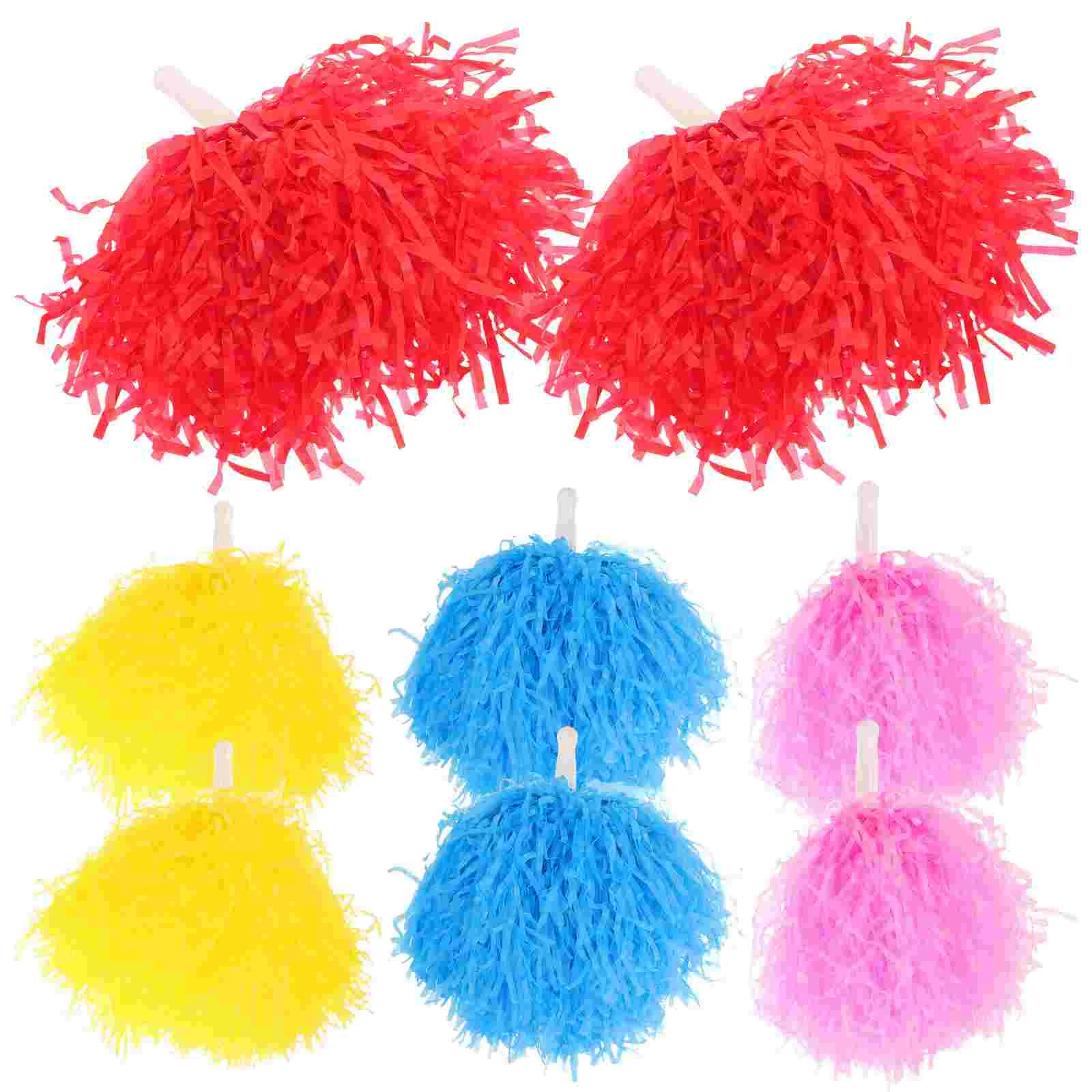 8Pcs Cheerleading Pompoms Props Ornaments Gymnastics Cheer Pompom Cheerleading Props