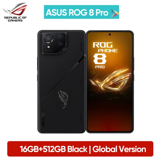 ASUS ROG Phone 8 Smartphone Snapdragon 8 Gen 3 6.78” 165HZ AMOLED