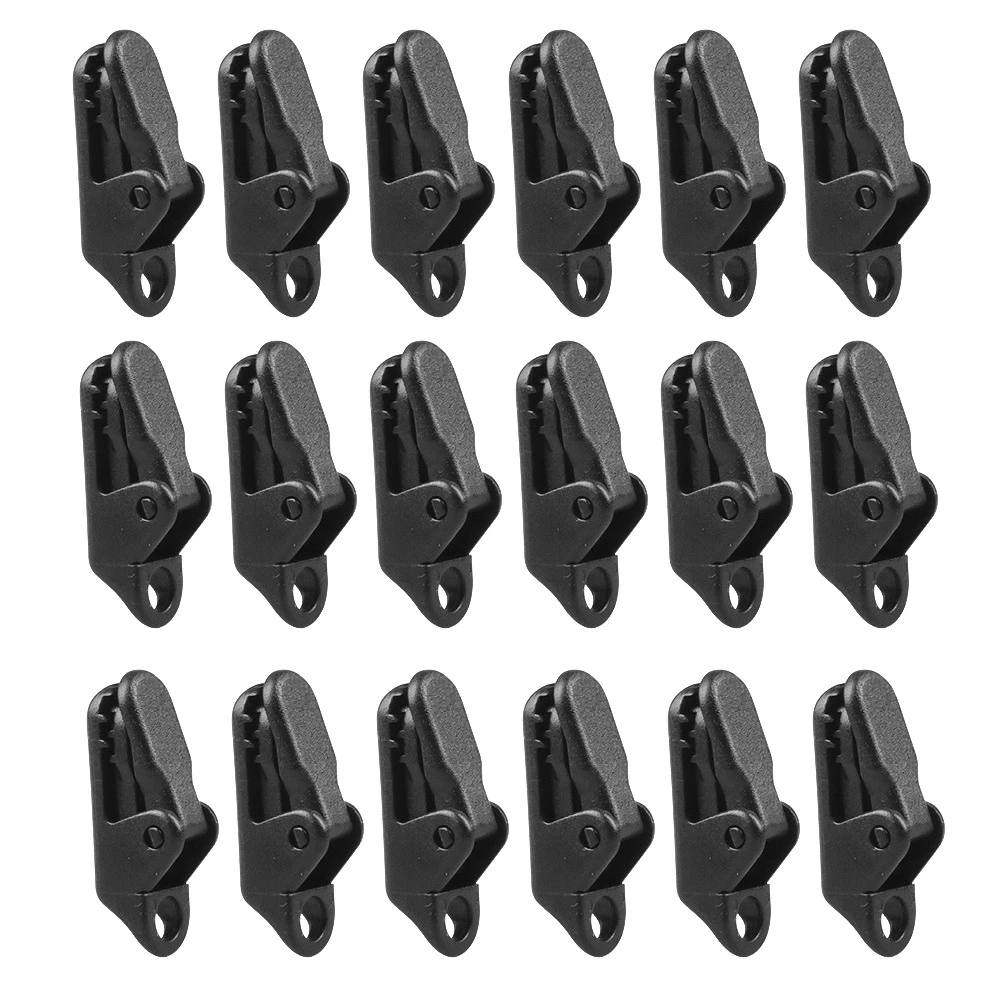 Outdoor Tent Tarp Clip Jaw Grip Camp Gripper Tarpaulin Trap Awning Anchor Canopy Clamp Caravan Snap Canvas Tighten Tool tent clips camping tent accessories camping tent fasteners plastic clips 10pcs
