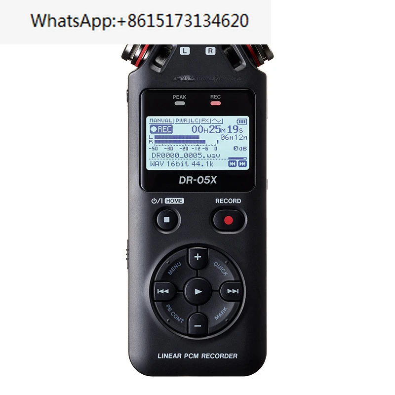 Tascam DR-05X digital recorder dr05x aufnahme stift