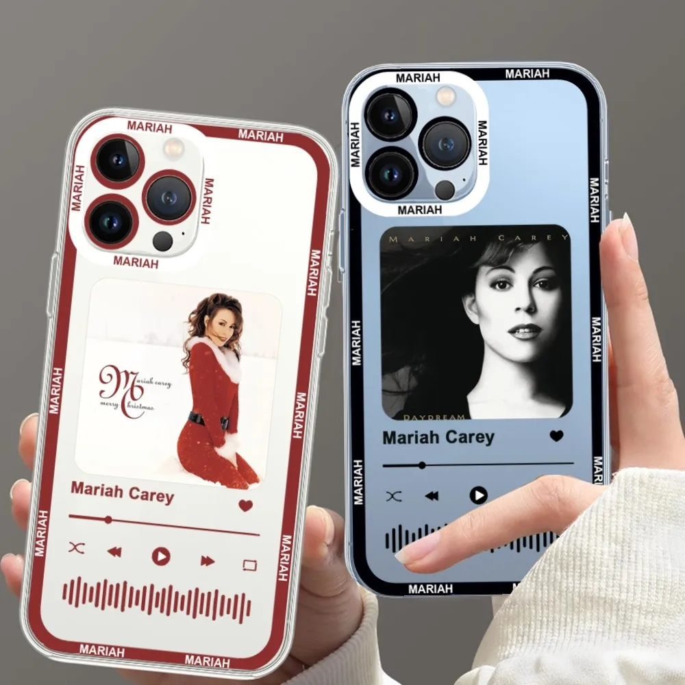 Custodia Per Telefono Singer Mariah Carey Per Iphone 11 12 Mini 13 14 15 Pro Max Custodia Trasparente