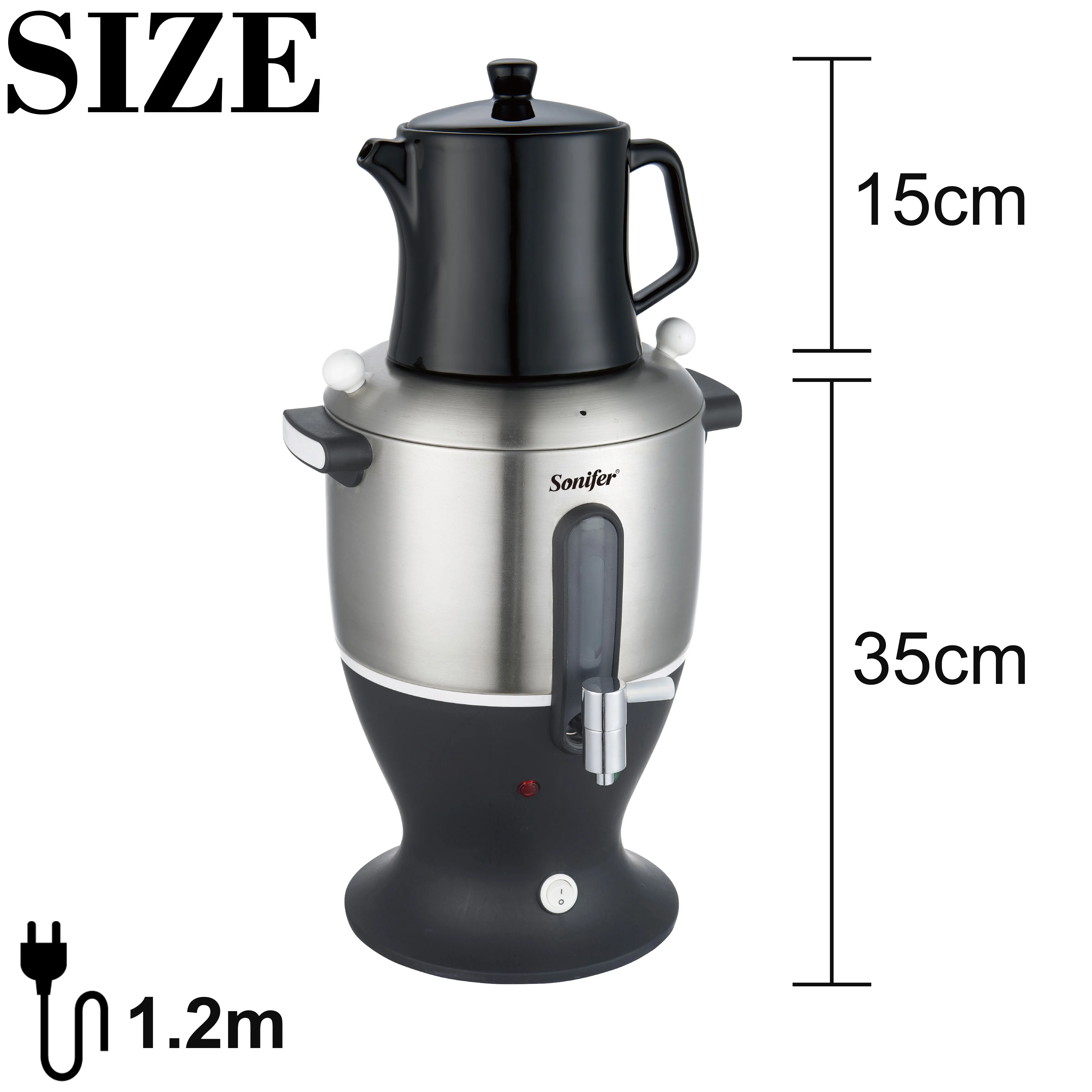Sonifer 6L Electric Kettle Stainless Steel Kitchen Appliances Smart Kettle Whistle Kettle Samovar Tea Thermo Pot Gift SF2088 6