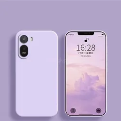 Premium Liquid Silicone Case with Camera Protection for Redmi A7 Pro 4G (Grass Purple)