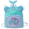 Personalized customization of new children's sequins, fashionable and foreign, cute backpack, mermaid girl kindergarten backpack 5