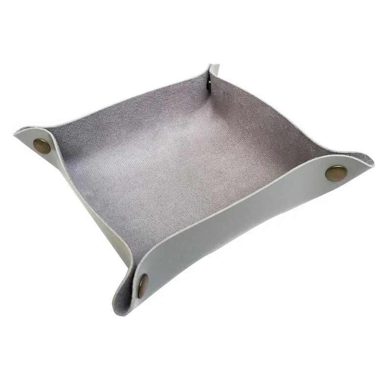 Storage Trays Square Tray for Jewelry Phone Coin Desktop  Box Sundries Bins Table Decoration Key Wallet  Decorative tray 6