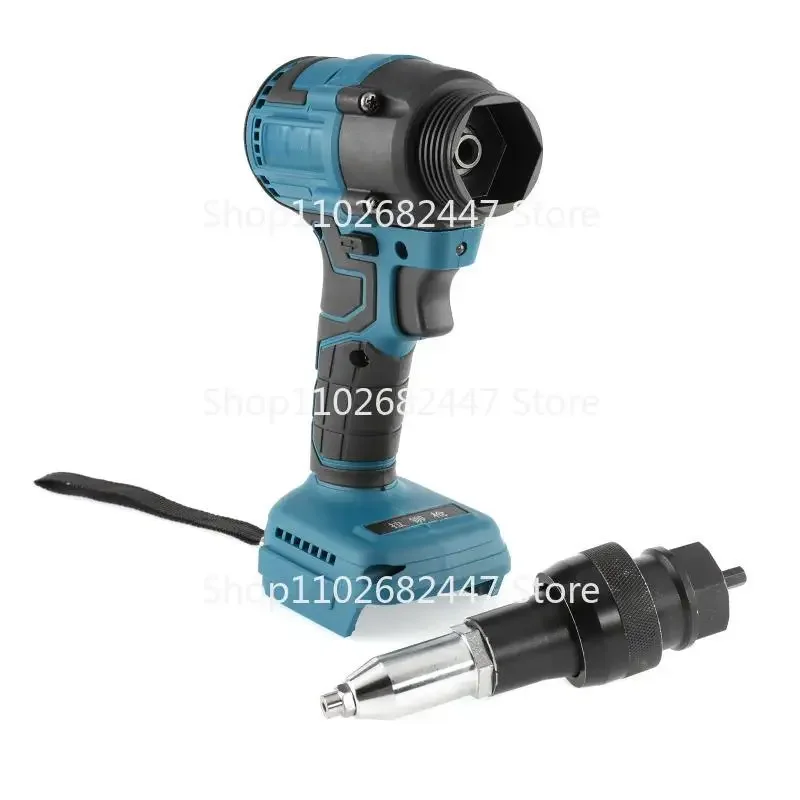 Cordless Electric Riveter Gun Brushless Power Tools Screwdriver 2.4-4.8mm With LED Light For Makita 18V Battery (Not Included) 2