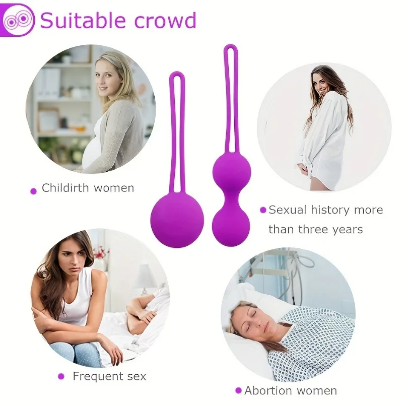 Kegel Balls Tighten Vagina Muscle Trainer for Women Pelvic Floor Muscles Strengthen Adult Silicone Sex Toys
