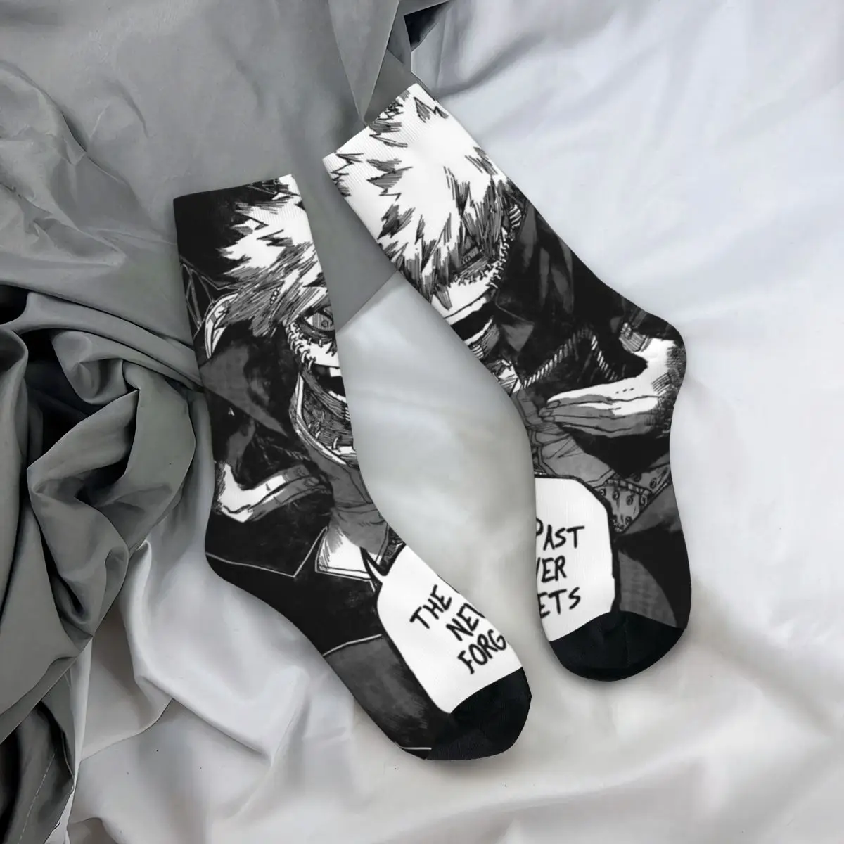 재미있는 행복한 남자의 압박 양말 Dabi 레트로 하라주쿠 정체성, 존 폴 쿠삭 힙합, 참신한 원활한 크루 미친 양말