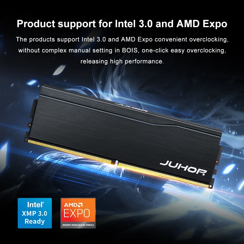 JUHOR Ram DDR5 16GB 6000MHz 6400MHz 32GB(16GBX2) PC5 デスクトップ