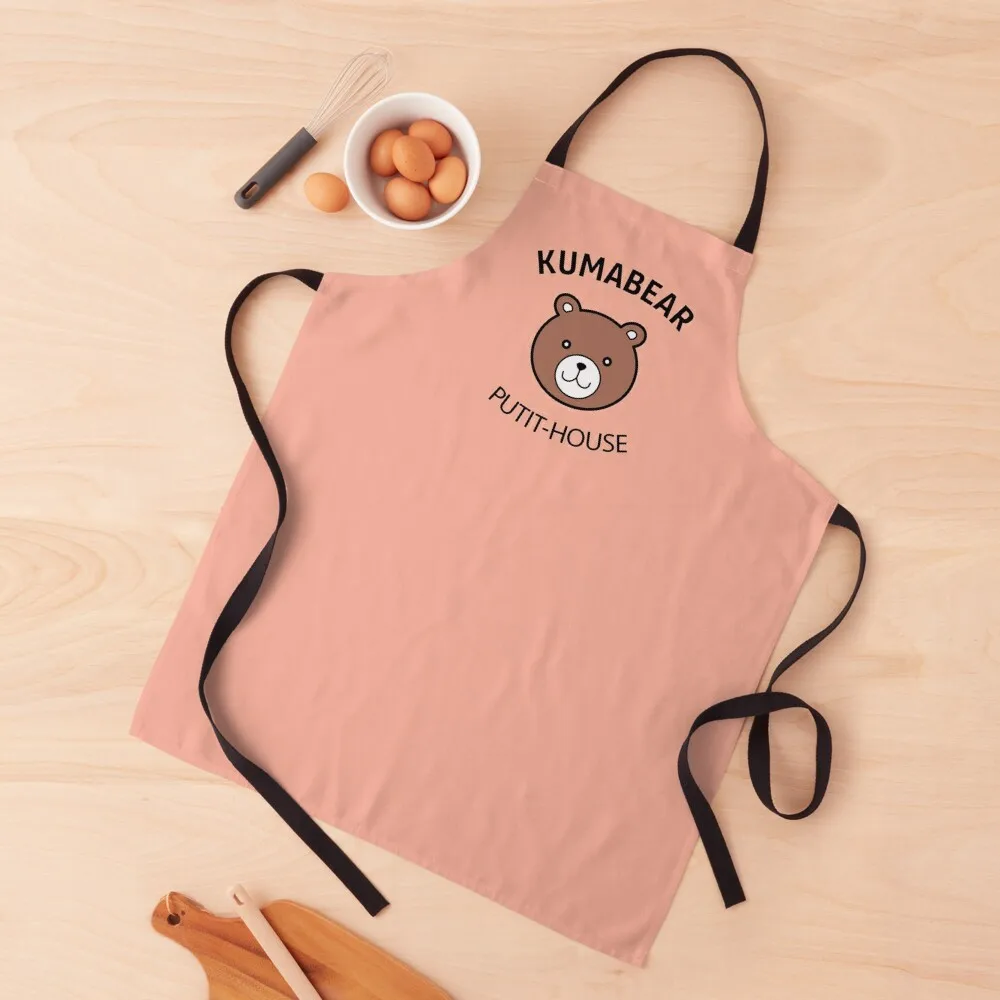 

Kumabear Putit-House Apron kitchen jacket woman Custom Apron